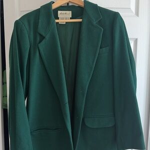Eddie Bauer Forest Green Women's Blazer